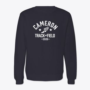 Cameron Elementary School Track and Field Crewneck Sweatshirt