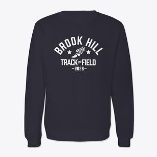 Brook Hill Elementary School Track and Field Crewneck Sweatshirt
