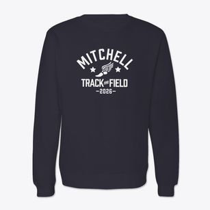 Mitchell High School Track and Field Crewneck Sweatshirt