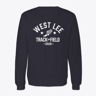 West Lee Middle School Track and Field Crewneck Sweatshirt
