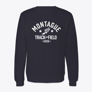 Montague Elementary School Track and Field Crewneck Sweatshirt