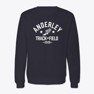 Anderley Academy Track and Field Crewneck Sweatshirt