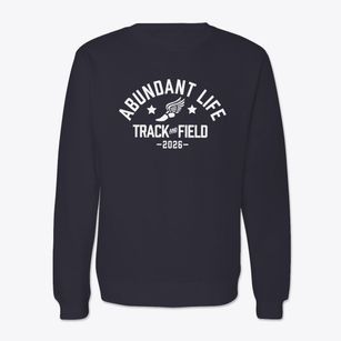 Abundant Life Christian Academy Track and Field Crewneck Sweatshirt