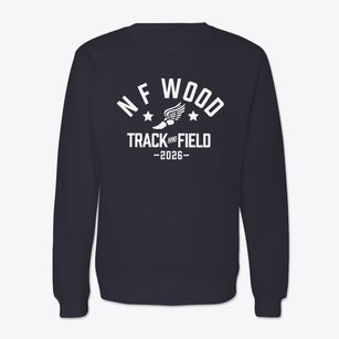 N F Wood Advanced Technology Center Track and Field Crewneck Sweatshirt