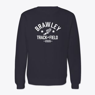 Brawley Middle School Track and Field Crewneck Sweatshirt