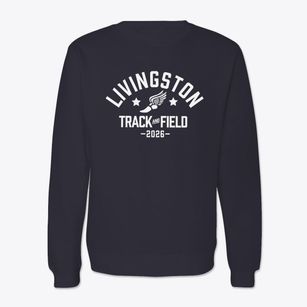 Livingston High School Track and Field Crewneck Sweatshirt