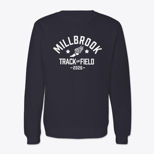 Millbrook Country Day School Track and Field Crewneck Sweatshirt
