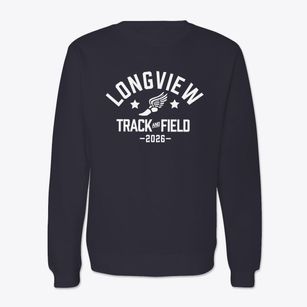 Longview School Track and Field Crewneck Sweatshirt