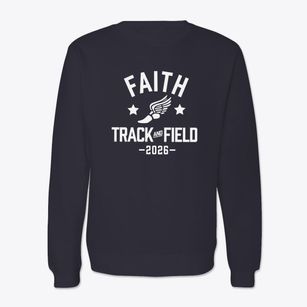 Faith Christian School Track and Field Crewneck Sweatshirt