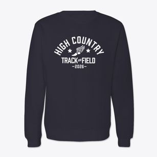 High Country Christian School Track and Field Crewneck Sweatshirt