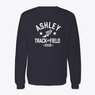 Ashley Elementary School Track and Field Crewneck Sweatshirt