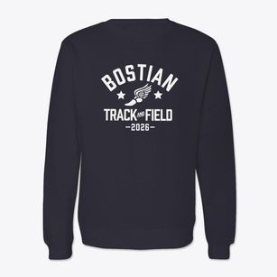 Bostian Elementary School Track and Field Crewneck Sweatshirt