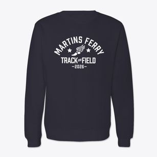 Martins Ferry Middle School Track and Field Crewneck Sweatshirt