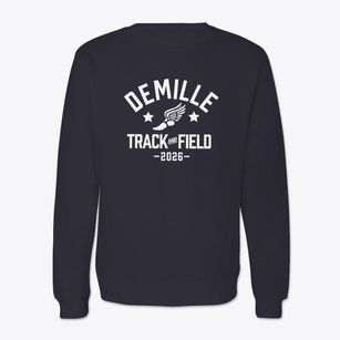 Demille Middle School Track and Field Crewneck Sweatshirt