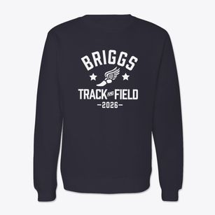 Briggs High School Track and Field Crewneck Sweatshirt