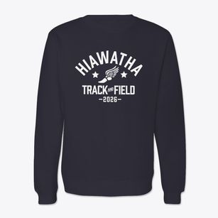 Hiawatha Elementary School Track and Field Crewneck Sweatshirt