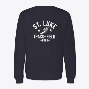 Saint Luke School Track and Field Crewneck Sweatshirt