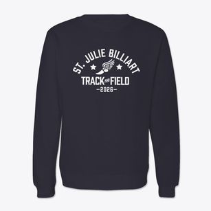 Saint Julie Billiart School Track and Field Crewneck Sweatshirt