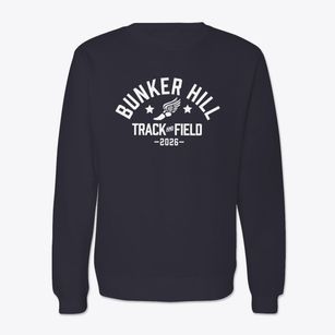 Bunker Hill Kindergarten Track and Field Crewneck Sweatshirt