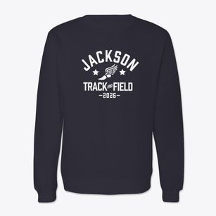 Jackson Middle School Track and Field Crewneck Sweatshirt