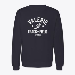 Valerie Elementary School Track and Field Crewneck Sweatshirt