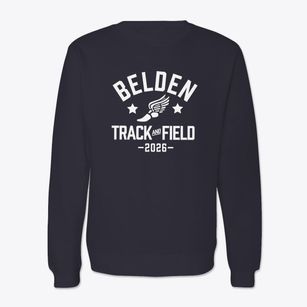 Belden Elementary School Track and Field Crewneck Sweatshirt