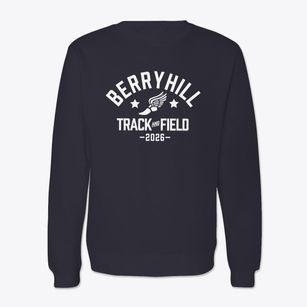 Berryhill Junior High School Track and Field Crewneck Sweatshirt