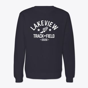Lakeview Middle School Track and Field Crewneck Sweatshirt