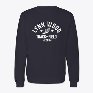 Lynn Wood Elementary School Track and Field Crewneck Sweatshirt