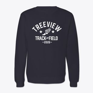 Treeview Elementary School Track and Field Crewneck Sweatshirt