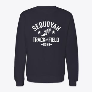 Sequoyah Elementary School Track and Field Crewneck Sweatshirt