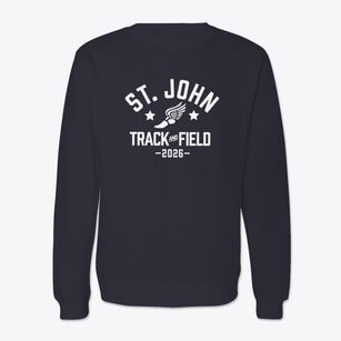 Saint John The Apostle School Track and Field Crewneck Sweatshirt