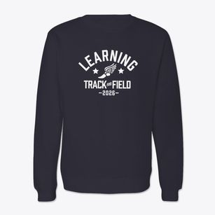 Learning Community Charter School Track and Field Crewneck Sweatshirt
