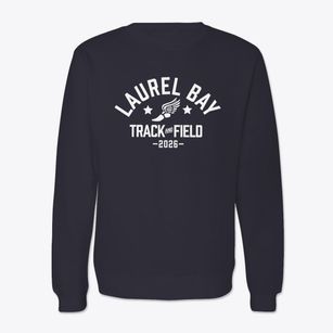 Laurel Bay School Track and Field Crewneck Sweatshirt