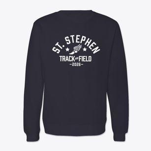 Saint Stephen Middle School Track and Field Crewneck Sweatshirt