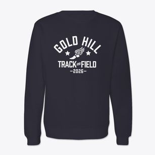 Gold Hill Middle School Track and Field Crewneck Sweatshirt