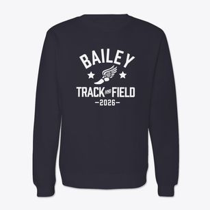 Bailey Middle School Track and Field Crewneck Sweatshirt
