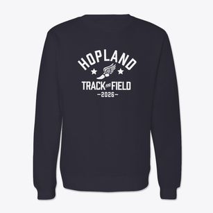 Hopland Elementary School Track and Field Crewneck Sweatshirt