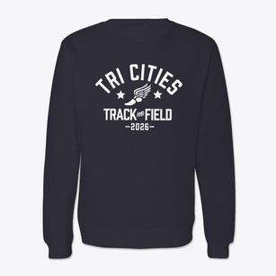 Tri Cities Christian School Track and Field Crewneck Sweatshirt