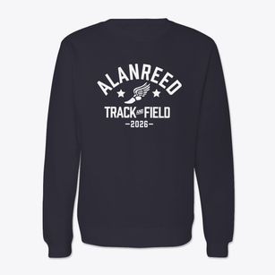 Alanreed Elementary School Track and Field Crewneck Sweatshirt