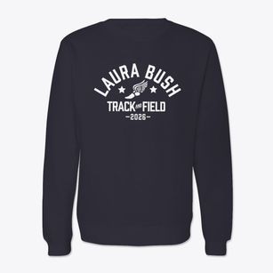 Laura Bush Middle School Track and Field Crewneck Sweatshirt