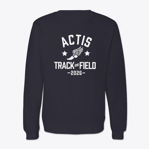 Actis Junior High School Track and Field Crewneck Sweatshirt