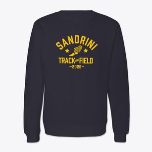 Sandrini Elementary School Track and Field Crewneck Sweatshirt