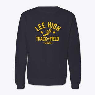 Lee High School Track and Field Crewneck Sweatshirt