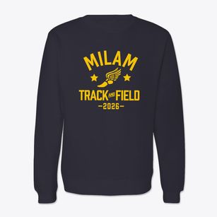Milam Visual & Performing Arts Magnet Track and Field Crewneck Sweatshirt