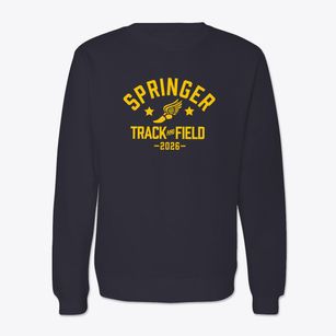 Springer Elementary School Track and Field Crewneck Sweatshirt