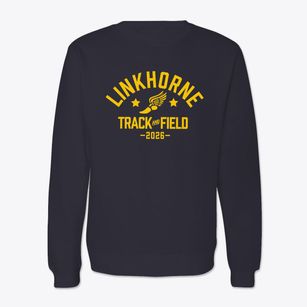 Linkhorne Middle School Track and Field Crewneck Sweatshirt