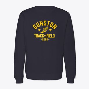 Gunston Elementary School Track and Field Crewneck Sweatshirt