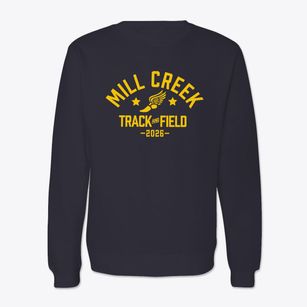 Mill Creek Middle School Track and Field Crewneck Sweatshirt