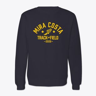 Mira Costa High School Track and Field Crewneck Sweatshirt